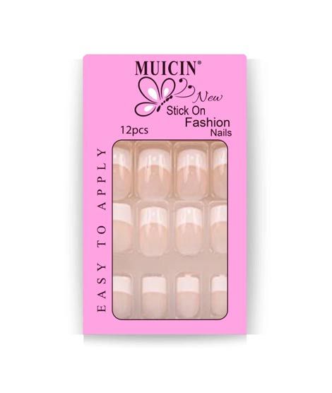 iShopping - Muicin Natural Stick On Fashion Nails - Effortless Elegance