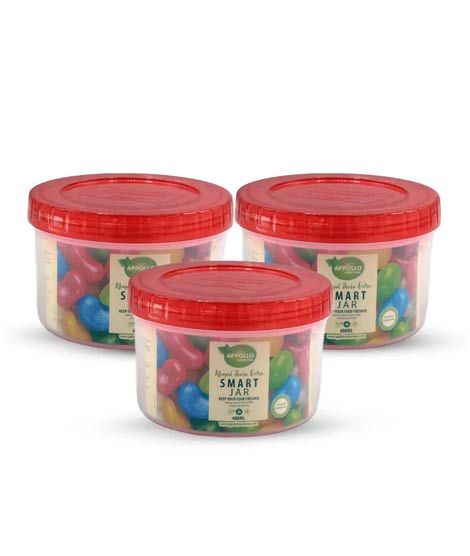 iShopping - Appollo Smart Mini Jar Large (Pack Of 3)