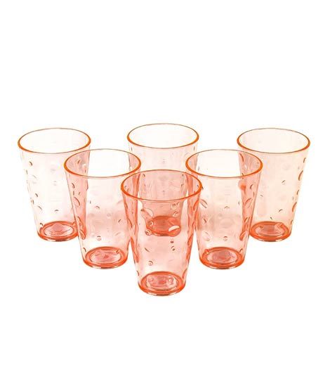 Appollo Party Acrylic Glass M-3 (Pack Of 6)