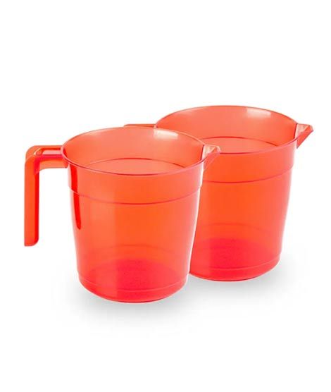 Appollo Transparent Glow Bath Mug (Pack Of 2)