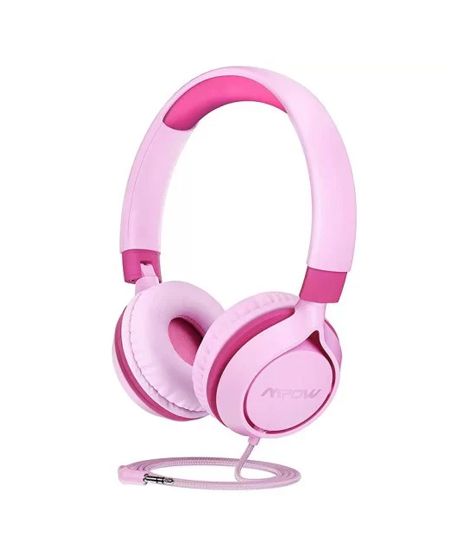 Mpow CHE1 Wired Headphones For Kids Pink