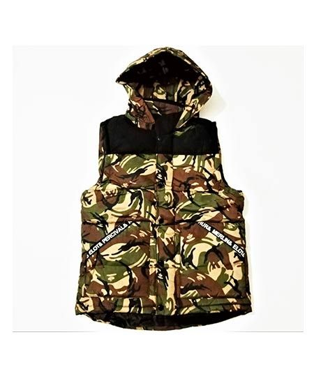 iShopping - Kings Commando Sleeveless Hooded Jacket - Camouflage 