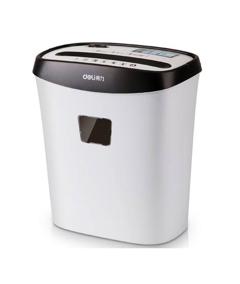 Deli Cross Cut Paper Shredder White (C9928)