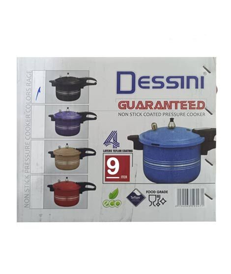 iShopping - Dessini Non Stick Pressure Cooker 9 Ltr