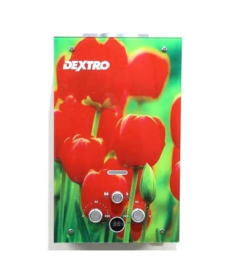 Dextro Instant Gas Water Heater Tulip - 6LTR