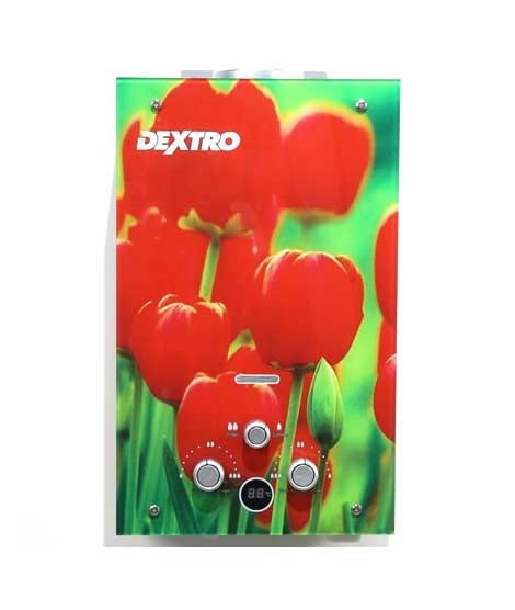 Dextro Instant Gas Water Heater Tulip - 8LTR