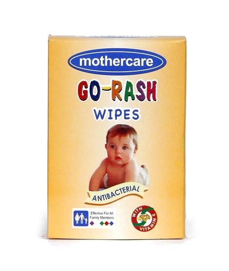 Mothercare Go Rash Baby Wipes Sachet - 10 Pcs