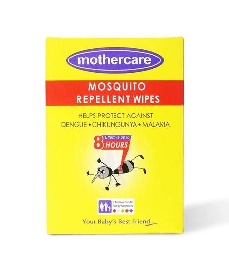 Mothercare Mosquito Repellent Wipes - 10 Pcs