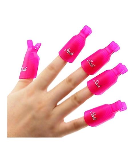 iShopping - Diy Store Arcylic Nail Art Soak Off Clip Cap - 10 Pcs