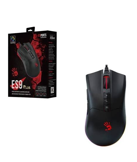 iShopping - A4tech Bloody ES9 Plus RGB Wired Gaming Mouse Black