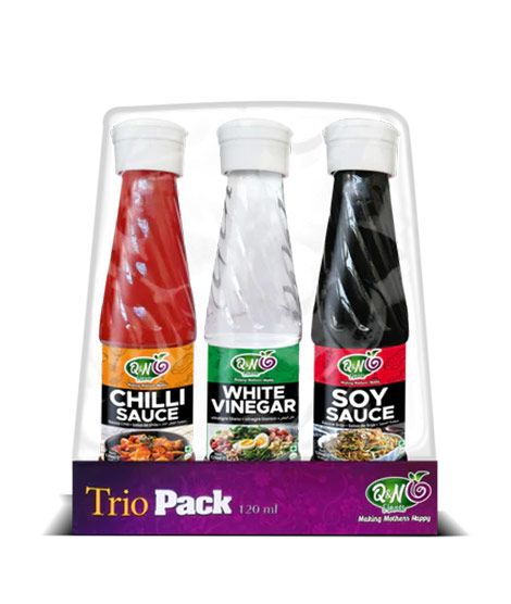 iShopping - Q&N Flavors (Soy/Chilli/Vinegar) Trio Pack Sauce 120ml