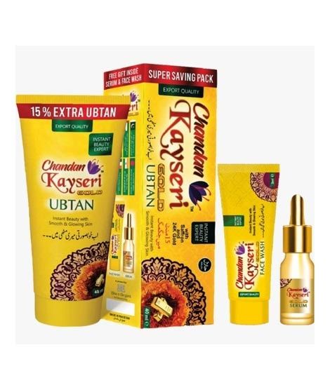 Elite & Elegant Chandan Kayseri Ubtan Gold - 80ml