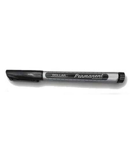 Dollar Permanent Chisel Marker - Black