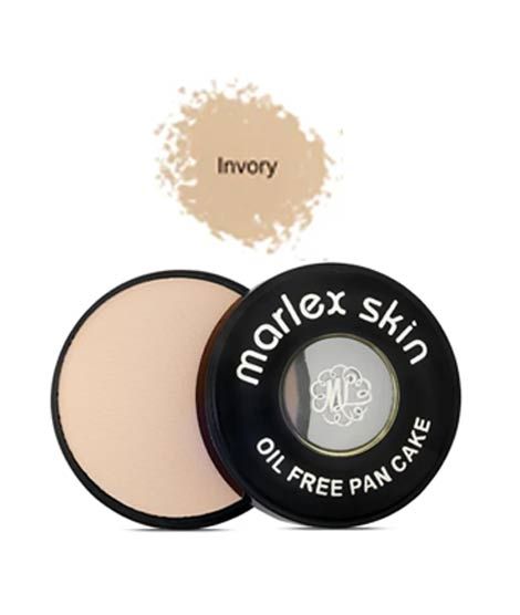 Marlex Oil Free Pan Cake Face Powder (Shade Ivory)