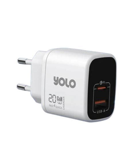 iShopping - Yolo 20W Gan Wall Charger (Y-202)