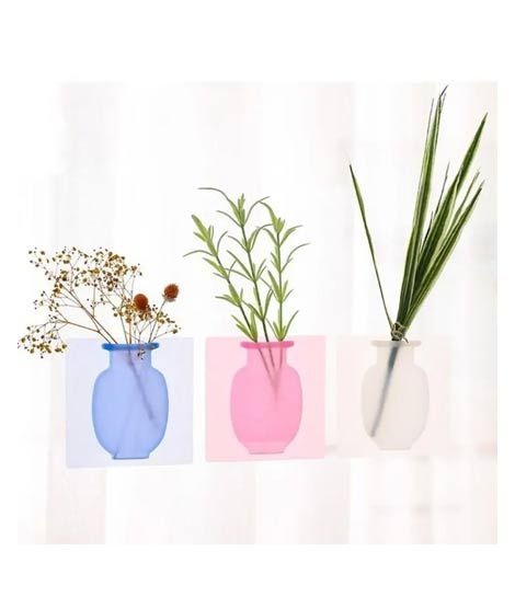 iShopping - ShopEasy Sticky Vase Wall Mounted Plant Holder