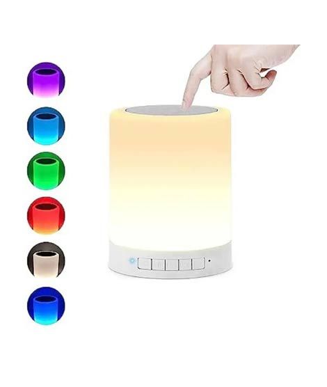 ShopEasy Portable Touch Lamp Stereo Wireless Speaker