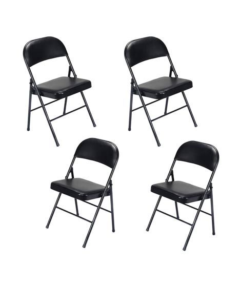 iShopping - Easy Shop Folding Soft Seated Chair - Black