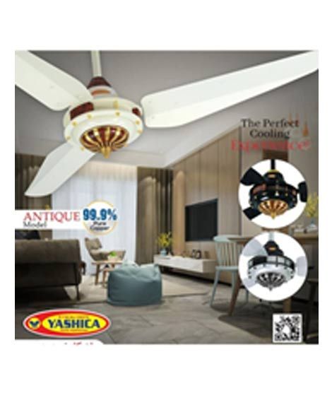 iShopping - Yashica Antique Ceiling Fan - Cream