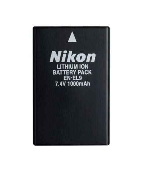 Nikon EN-EL9 Li-ion Rechargeable Battery Pack Black (VAW19103)