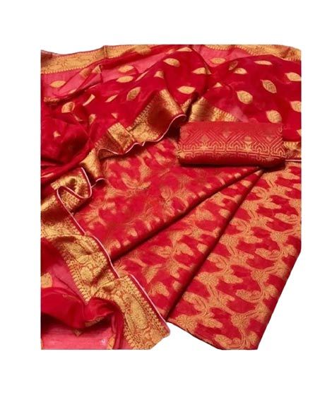 iShopping - Shah Kamal Cotton  Jacquard Fabrics Unstitched Suit For Women 3-Pcs