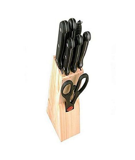 Promax Knife Set With Wooden Stand Pack Of 8