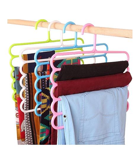 Promax Plastic 5 Layers Hangers For Clothes