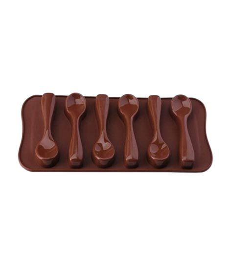 iShopping - Promax Silicone Chocolate Spoons Mold 6 Cavity