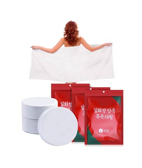 Promax Bath Magic Towel Tablets for Travel Disposable