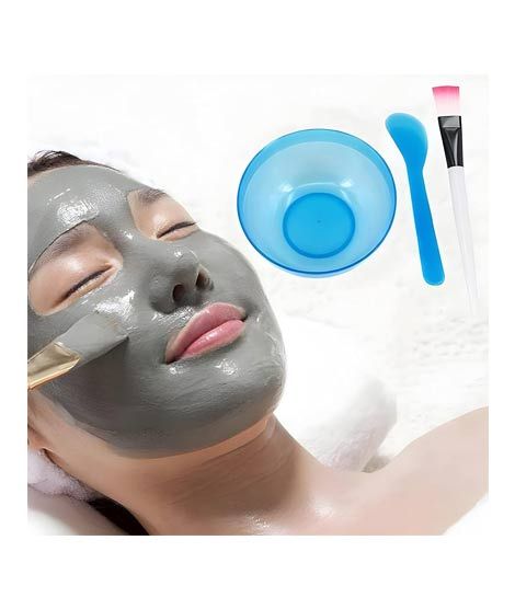 iShopping - Promax 4-in-1 Face Mask Mixing Bowl with Stick Brush Set