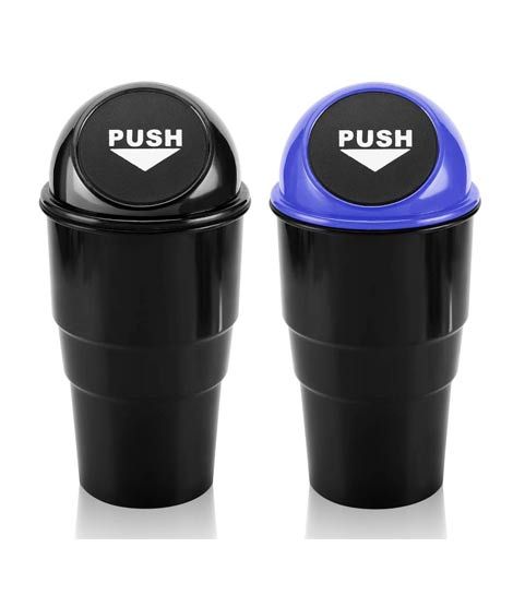 iShopping - Promax Mini Trash Bin For Car Black