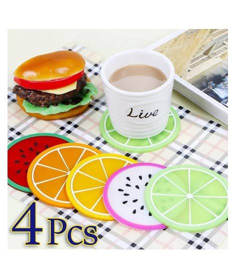 iShopping - Promax Jelly Color Fruit Shape Coasters