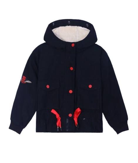 iShopping - HnH Marketing Denim Jacket With Fur Lined Cap For Kids