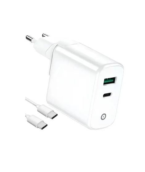 iShopping - Infinix 20W Wall PD Charger With Type-C To Type-C Cable White (XC05)