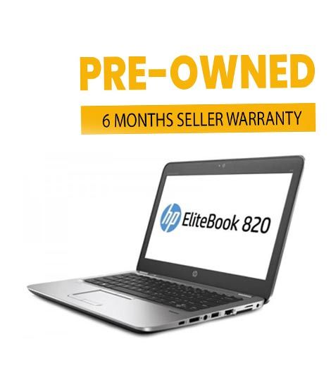 Hp Elitebook 820 G4 Core i5 7th Generation  8GB RAM 128GB SSD 500GB HDD 12.5inch Screen Free Laptop Bag