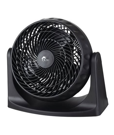 E-lite Velocity Table Fan Black (EVF-08)