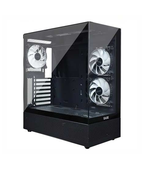 iShopping - EASE Tempered Glass Gaming Case - Black (EC123B)