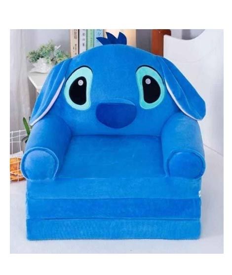 iShopping - Easy Shop 2 in 1 Cute Children Cartoon Foldable Sofa Bed Blue