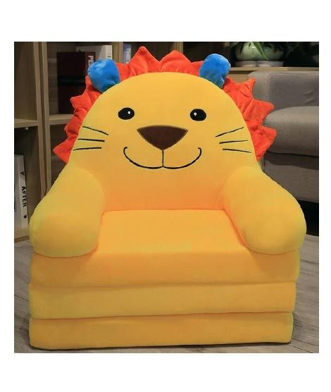 iShopping - Easy Shop 2 in 1 Cute Children Cartoon Foldable Sofa Bed Yellow