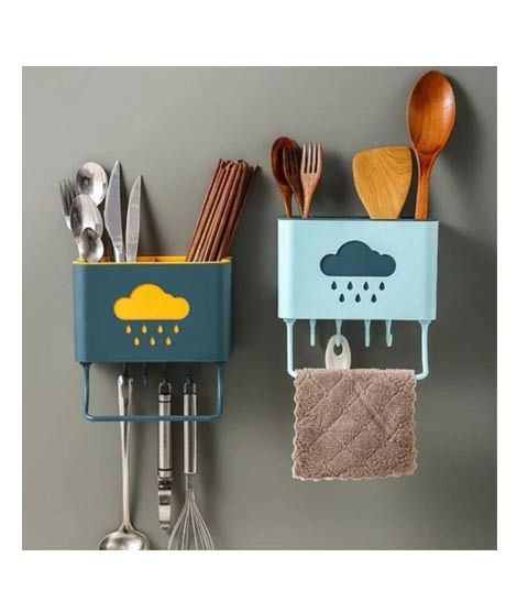 iShopping - Easy Shop 2 In 1 Spoon Holder And Towel Hanger