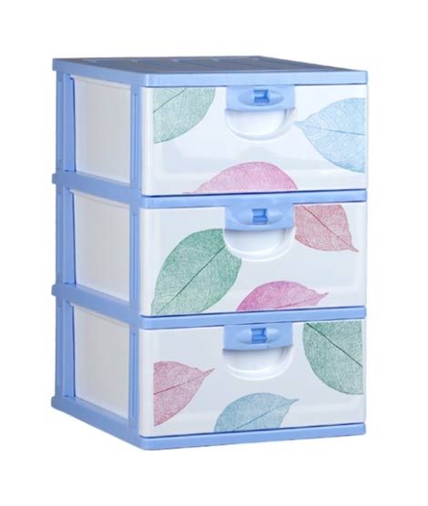 Easy Shop 3 Step Classic Fiber Printed Drawer