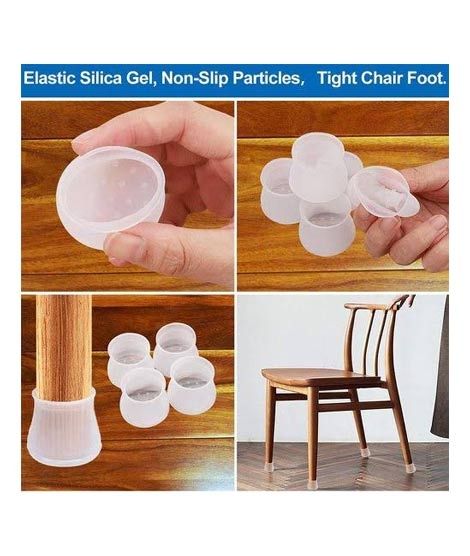 iShopping - Easy Shop 4Pcs Silicone Non Slippery Chair Foot Rubber