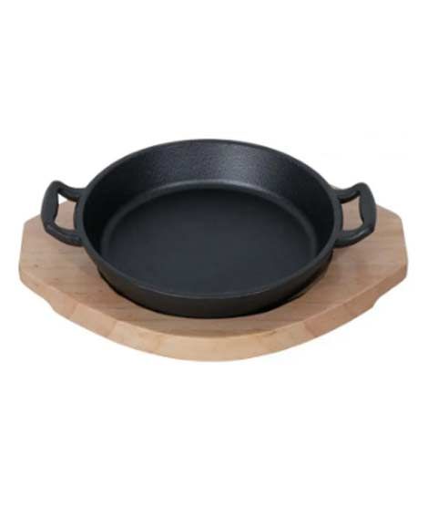 iShopping - Easy Shop Die Cast Iron Stake Sizzler Plate 20 CM