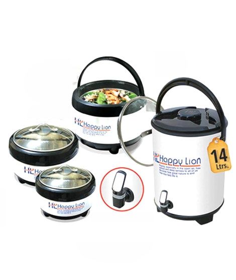 iShopping - Easy Shop 3 Hotpot And 1 Cooler Set Of 4