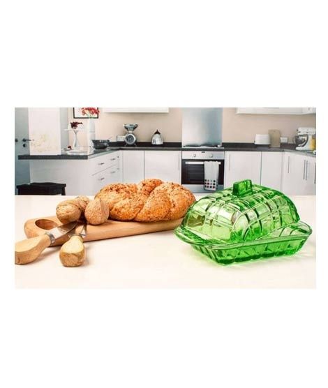 iShopping - Easy Shop Glassware Covered Dish - Green