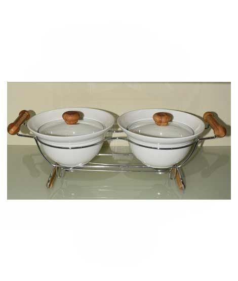 iShopping - Easy Shop Lid Serving Bowl With Stand