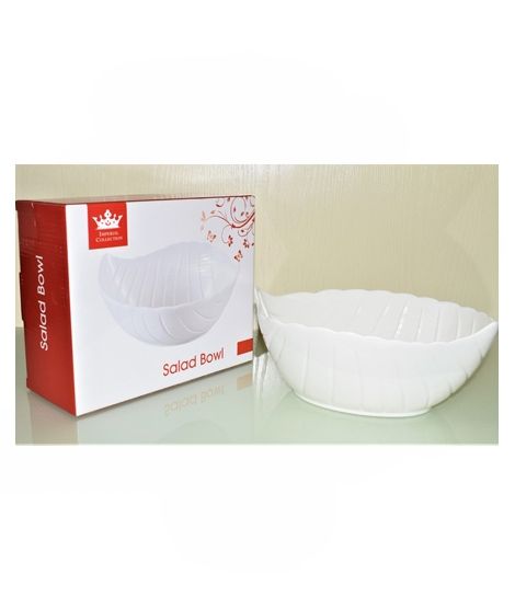 iShopping - Easy Shop Mint Leaf Salad Bowl White