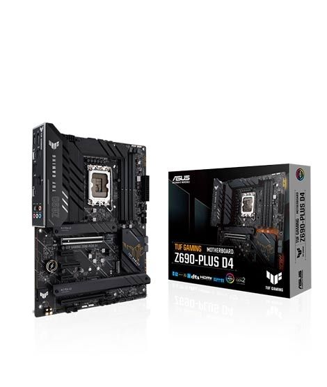 Asus TUF Z690-Plus D4 Intel LGA 1700 ATX Gaming Motherboard