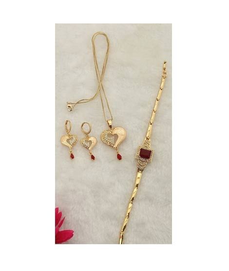 Effy Collections Gold Plated Jewellery Set (DC-167)