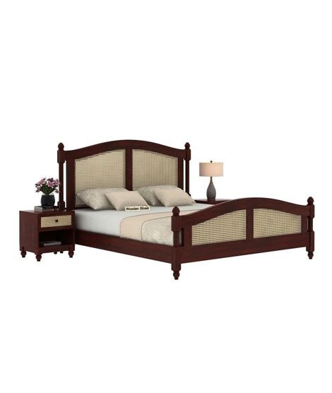 iShopping - EShop Palm Sheesham Wood Double Bed